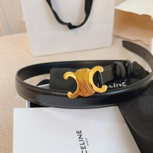 CELINE Triomphe Belt Size 90 - With Original Box